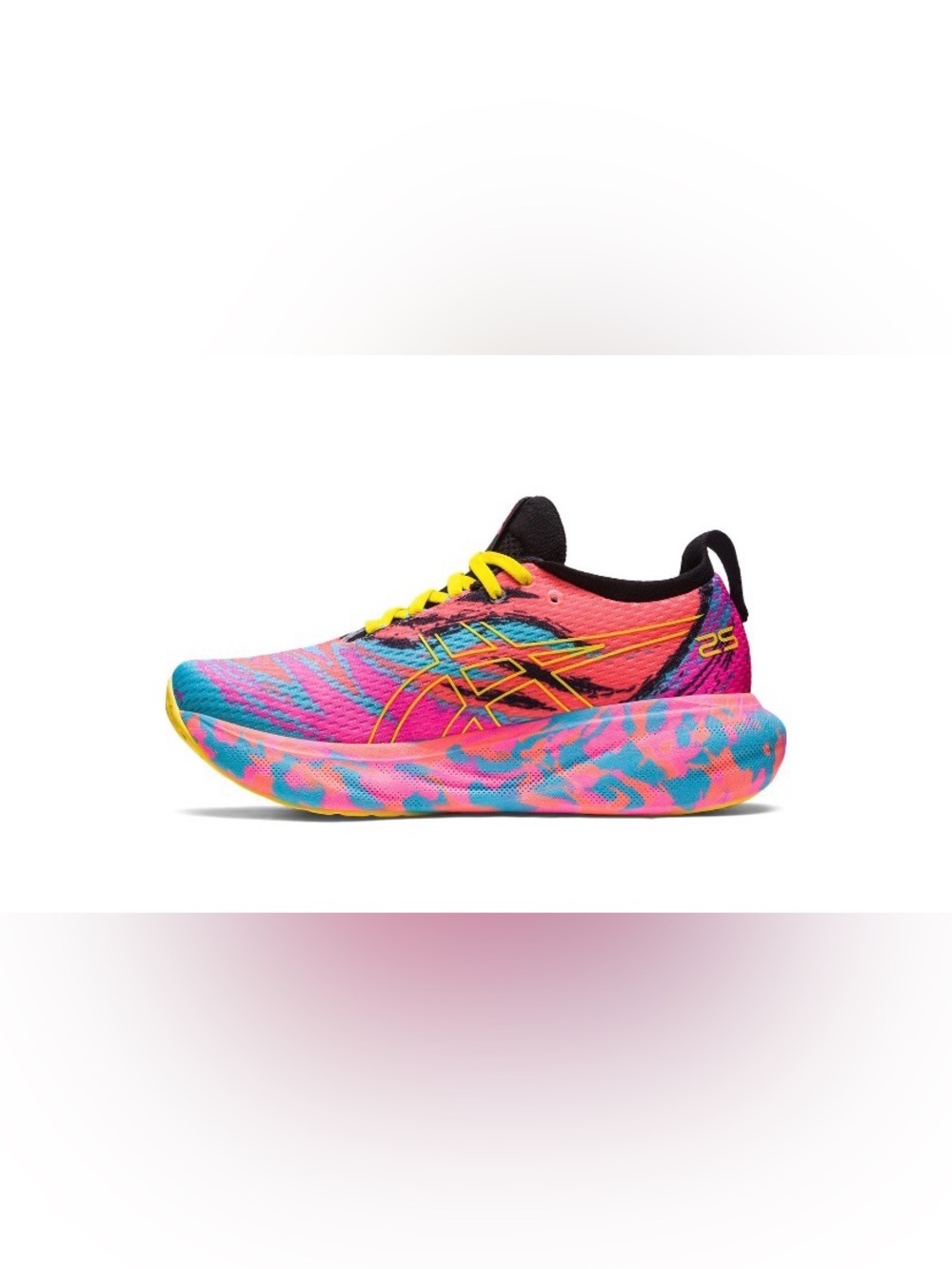 ASICS Pink, Blue & Yellow Women's Running Shoe